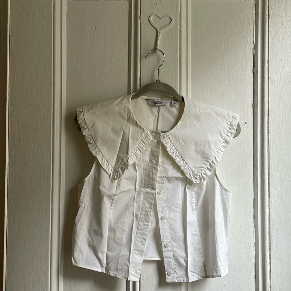 & Other Stories White Collar Button Up